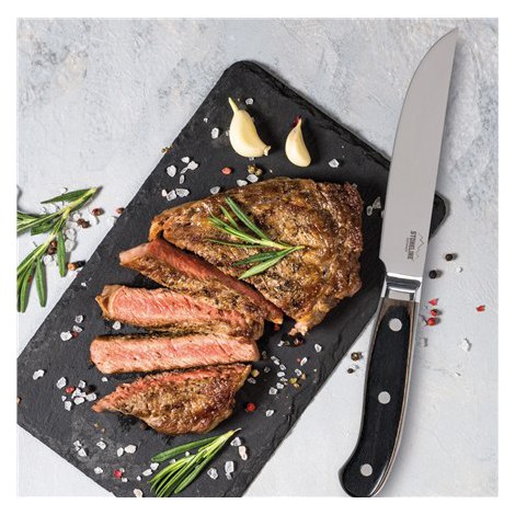 Stoneline 22508 Stainless Steel Steak Knives Set with Pakka Wooden Handle, Sharpener, Wooden Box, 4 pcs | Stoneline - 8